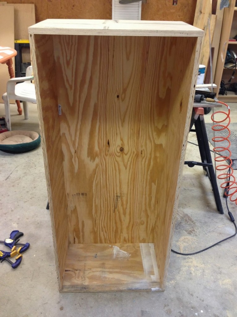 DIY Paint Storage Cabinet