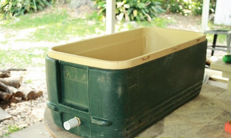 Outdoor 2024 rustic cooler