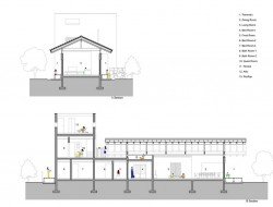 Cherry Blossom House - Sections