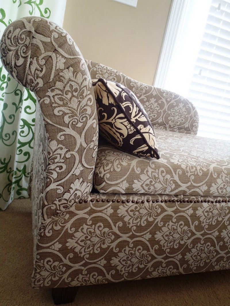 DIY Chaise Lounge with Storage - Adding optional decorative