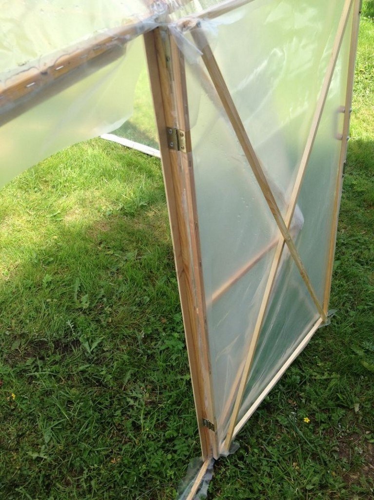 DIY Geodesic Dome Greenhouse - Outer frames of windows