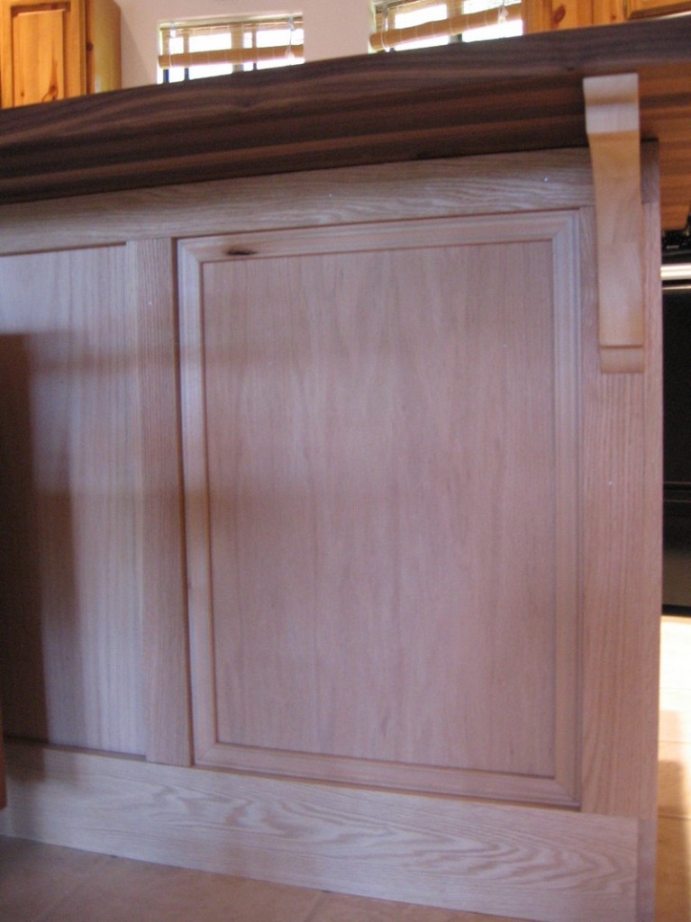 DIY Kitchen Island Cabinet - Add more trim