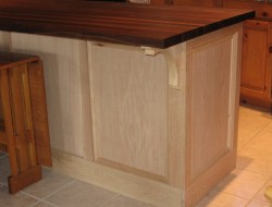 DIY Kitchen Island Cabinet - Finishing