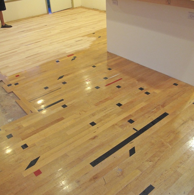 DIY Reclaimed Wood Flooring - Refinishing of the surface