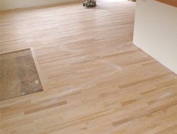 DIY Reclaimed Wood Flooring - Completed floor