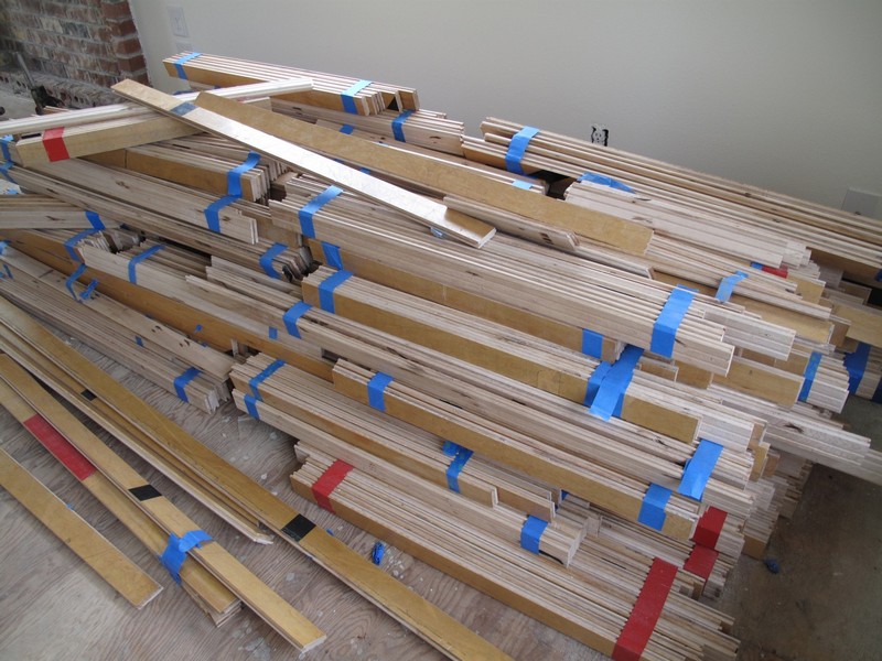 DIY Reclaimed Wood Flooring - Materials