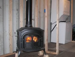 DIY Shipping Container Home - Fire place