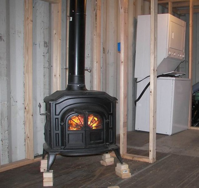 DIY Shipping Container Home - Fire place