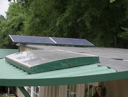 DIY Shipping Container Home - Solar panel