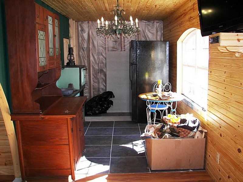 DIY Shipping Container Home - Kitchen
