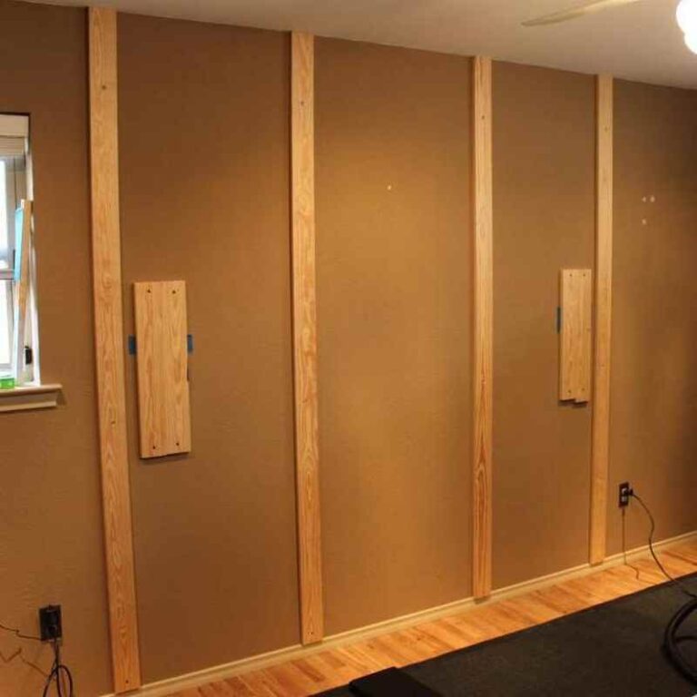 DIY Wood Wall Accent - Wall
