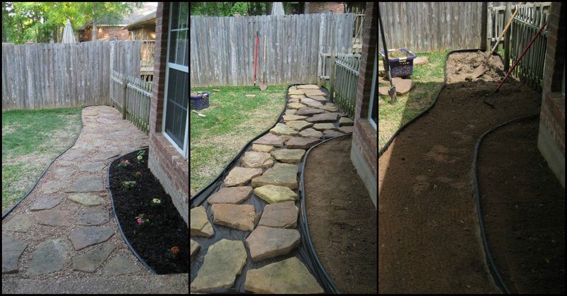 Build your own backyard flagstone pathway | The Owner-Builder Network