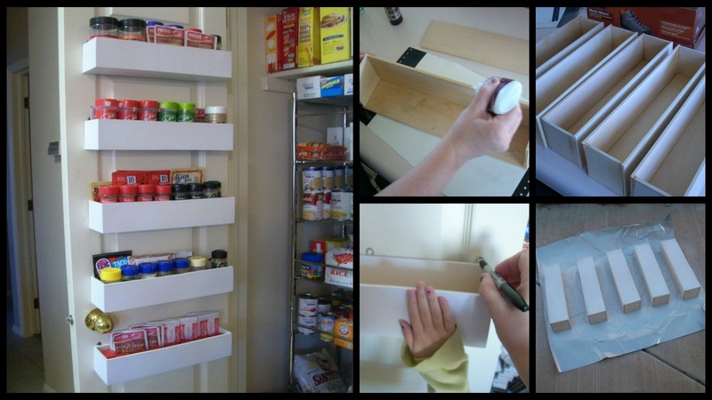 Convenient Pantry Door Spice Racks: 4 Easy Steps