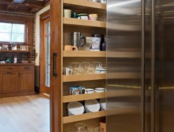 Pantry Cabinet Ideas - Pull out pantry