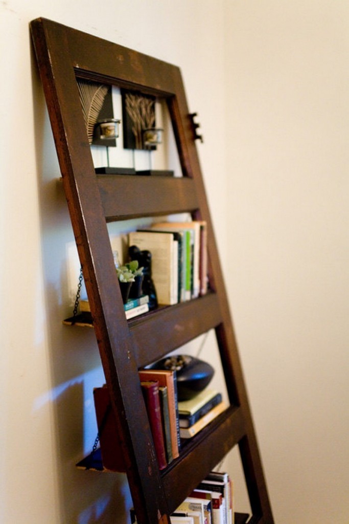 Repurposed Door - Bookshelf