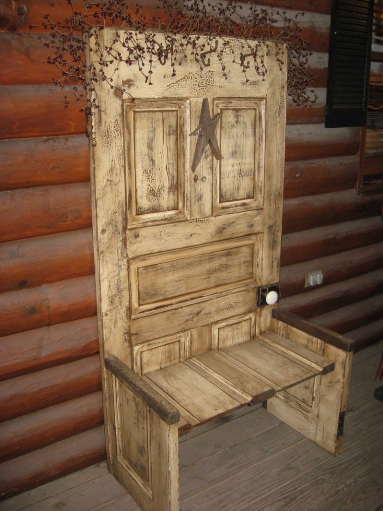 Repurposed Door - Outdoor Chair