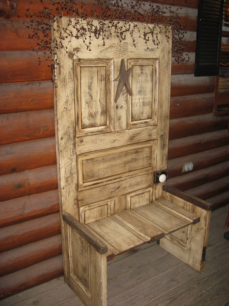 Repurposed Door - Outdoor Chair