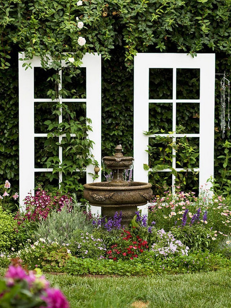 Repurposed Door - Garden Accessories/Trellis