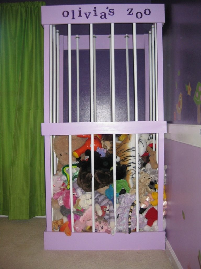 how to make a stuffed animal zoo cage