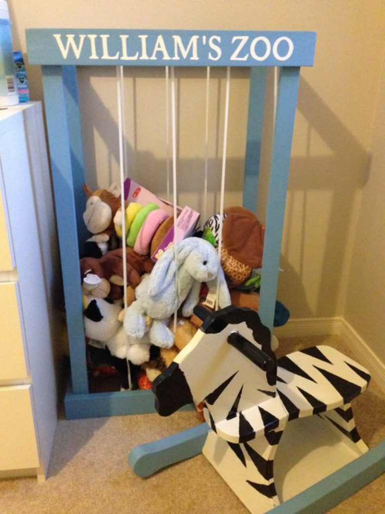 stuffed toy zoo storage