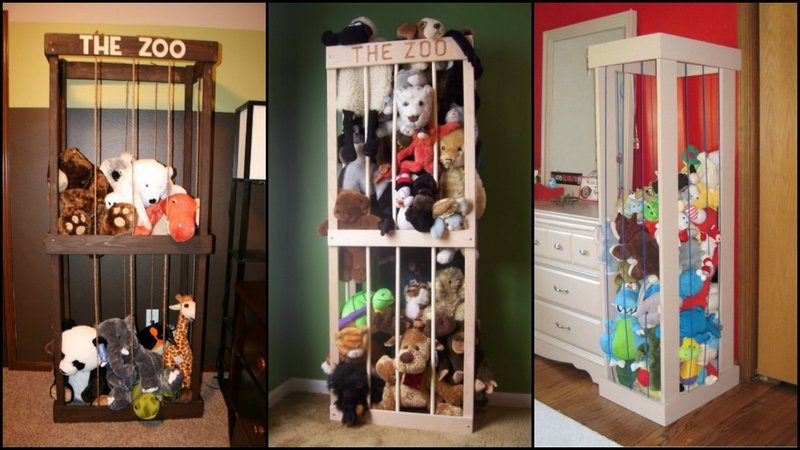 diy zoo toy organizer