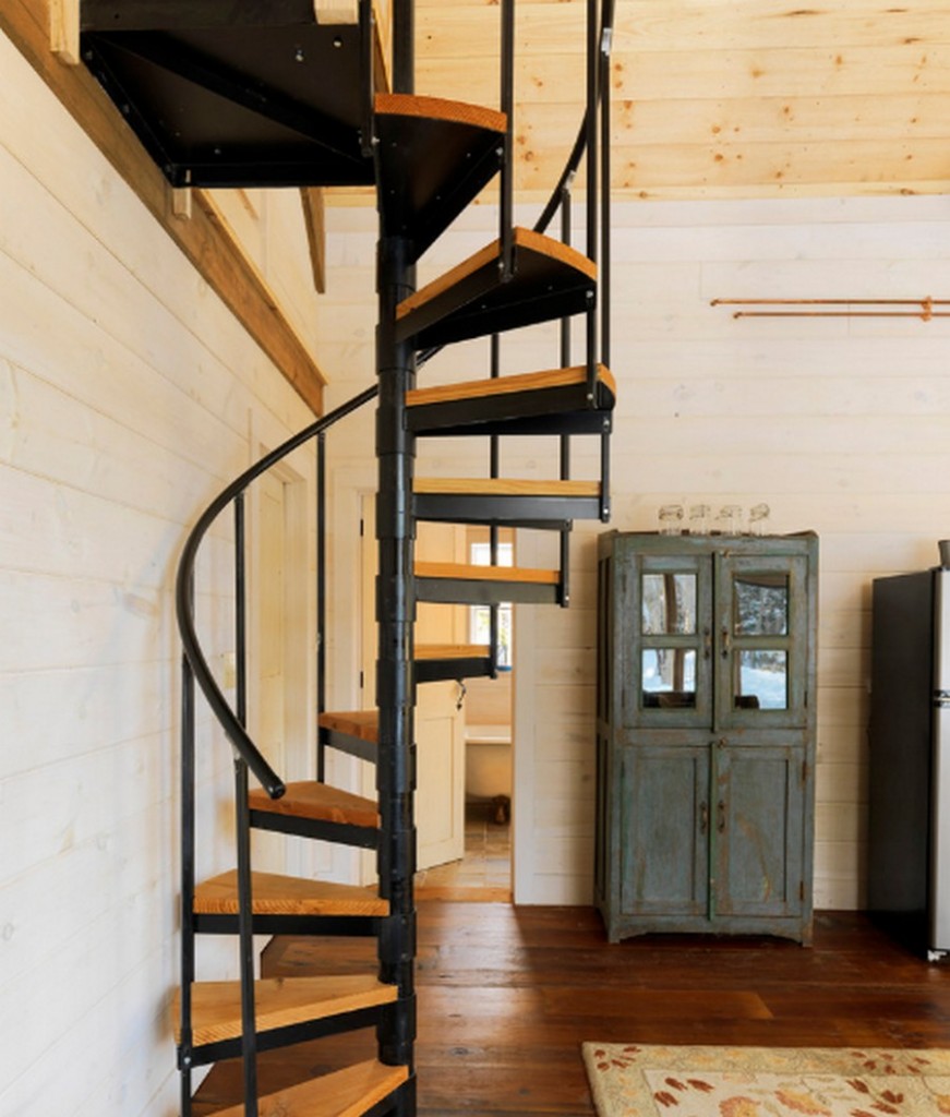 Winter Cabin - Staircase