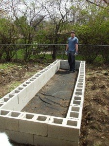 DIY Cinder Block Raised Garden Bed | The Owner-Builder Network