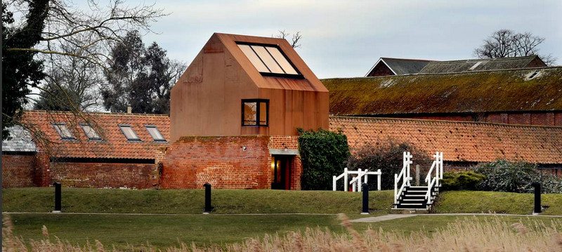 Like a hand in an old glove. Dovecote Studio by Haworth Tomkins Architects