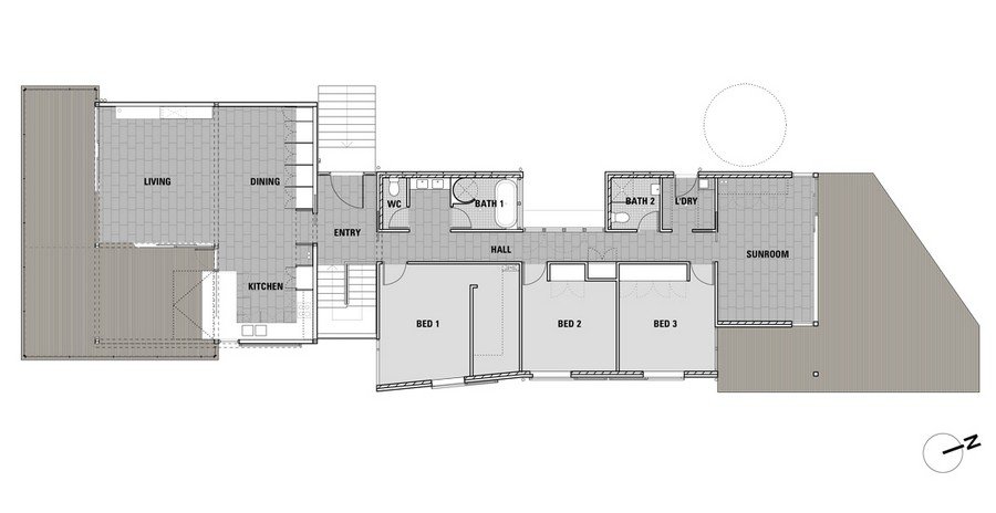 Mona Vale House - Ground Floor Plan