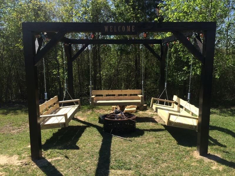 How To Build Fire Pit Swing Set - The Owner-Builder Network