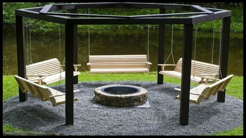 Fire Pit Swing Sets—6 Stunning Design Inspirations