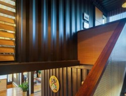 31 container home in Brisbane Australia - Stair detail