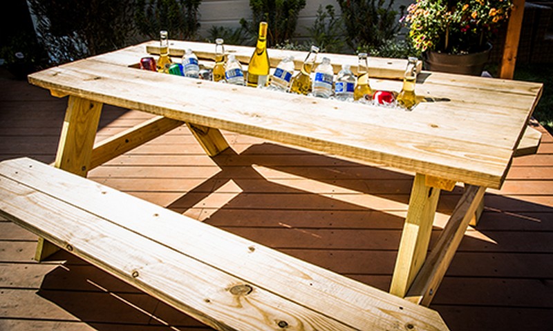 Mark's DIY Picnic Table Cooler - Hallmark Channel