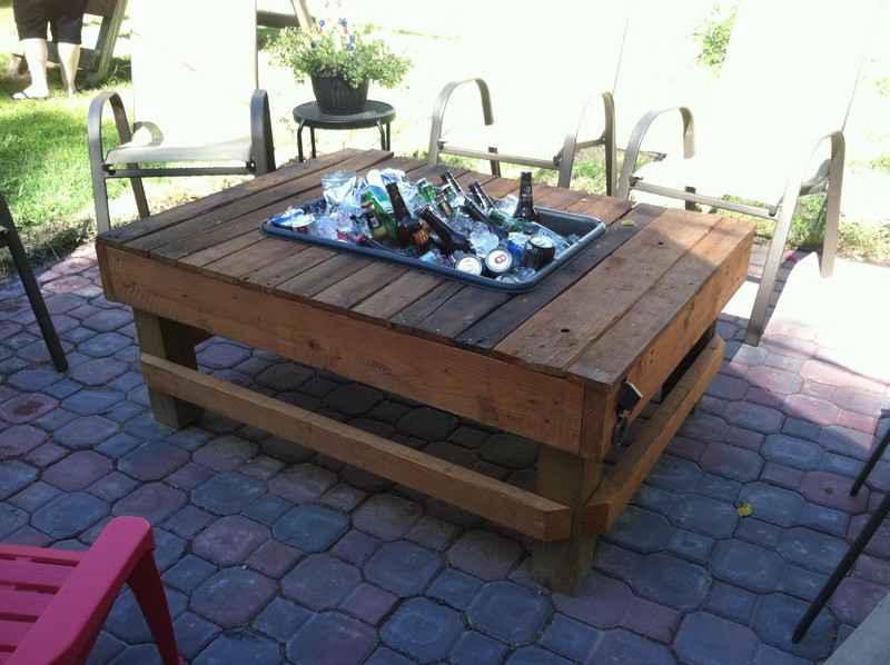 Cooler Patio Table - Ron Rohr