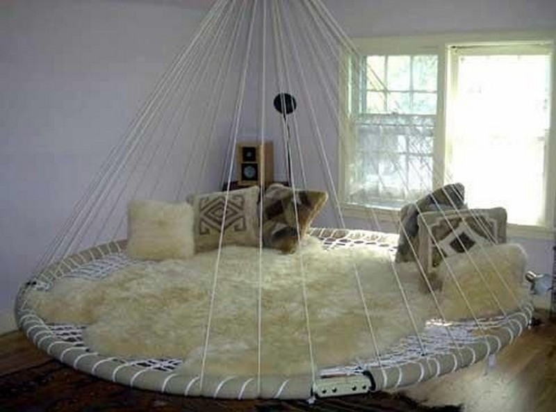 Swing Bed Made From Recycled Trampoline The Owner Builder