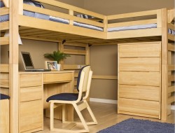 Bunk Beds with Desk Plans - West and Clear