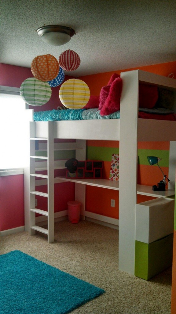 My Daughters Loft Bed and Room - HADDIXML