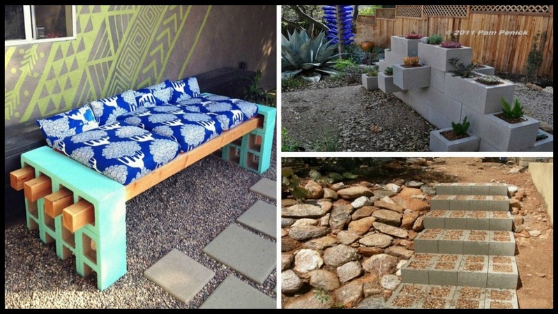 Cinder Block Projects - A Diy Cinder Block Retaining Wall Project - Cinder block projects thinking of what to do with the leftover cinder blocks from your previous project?