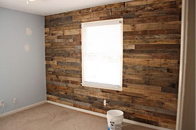DIY Pallet Accent Wall - The Owner-Builder Network
