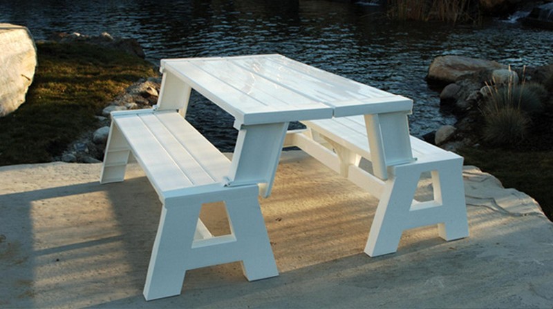 DIY Convertible Picnic Table Bench - The Owner-Builder Network