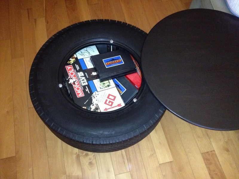 Recycled Tire Coffee Table - bigern00