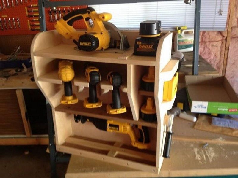 Cordless power tool online storage ideas