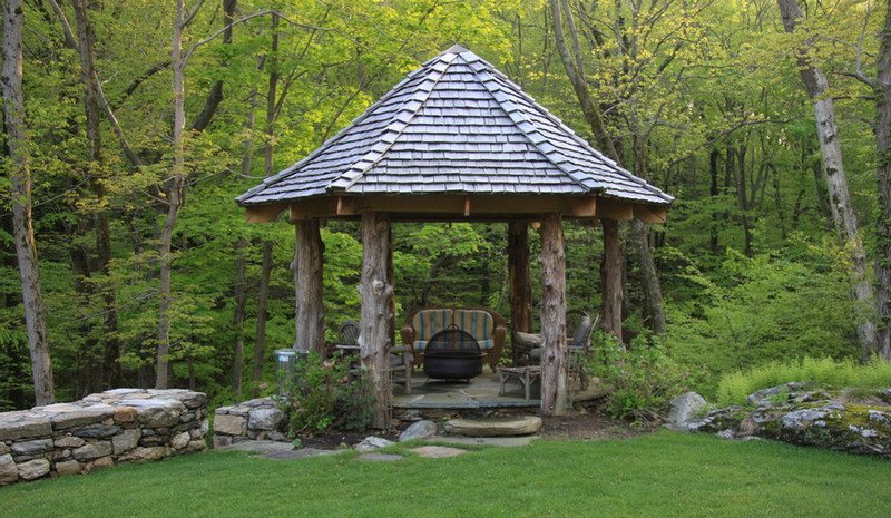 Or like this gazebo by Fairfield House and garden