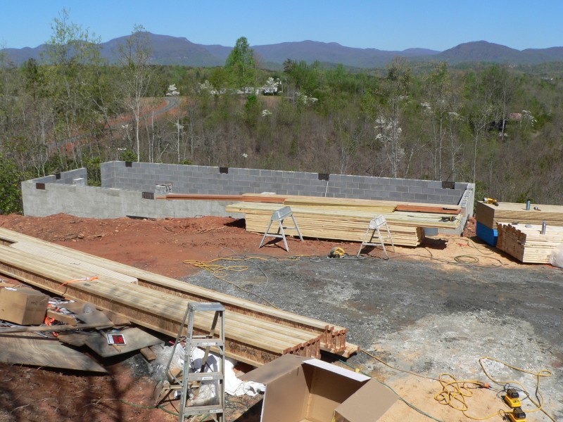 Laying the foundations of our 704 sq. ft. home