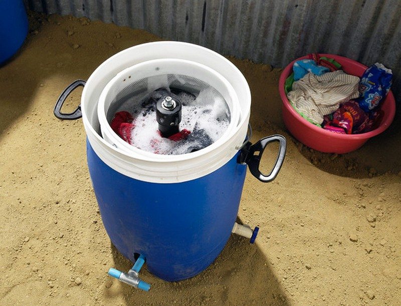 No powerpoint needed... human powered washing machines! | The Owner