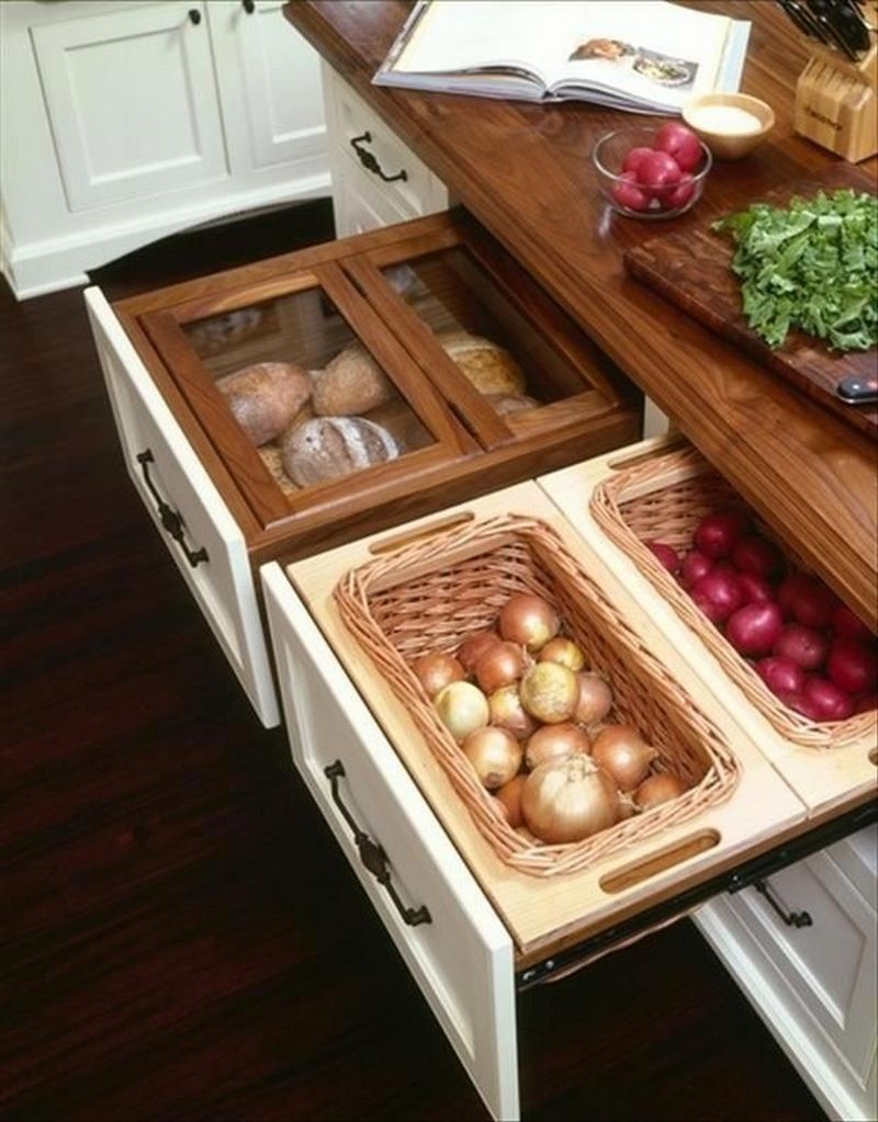 Open Weave Baskets On Drawers