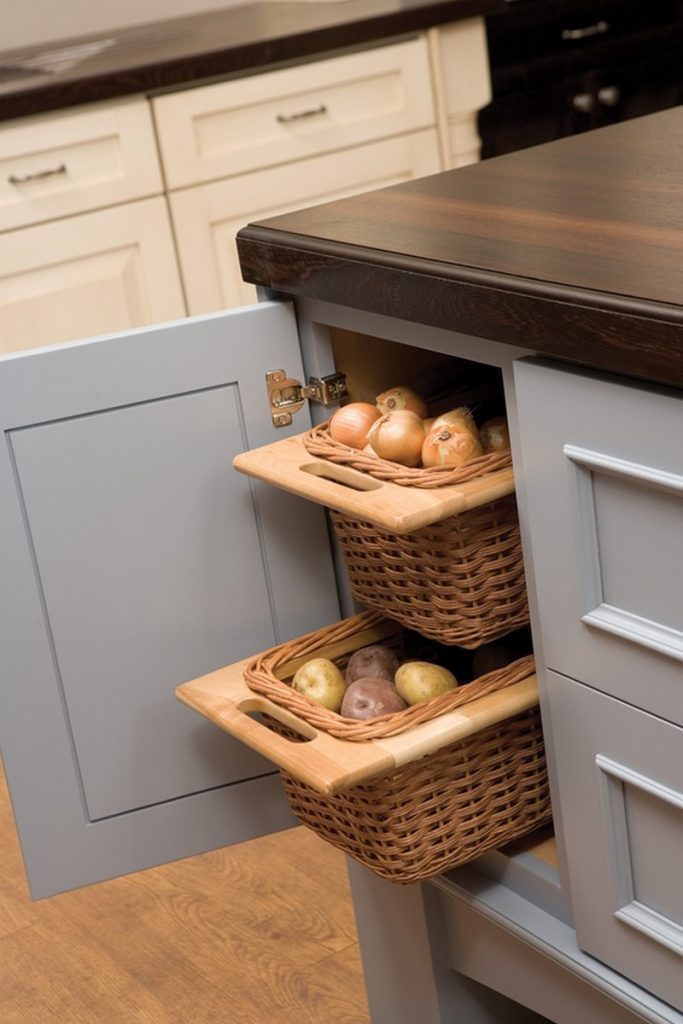 Open Weave Baskets On Drawers