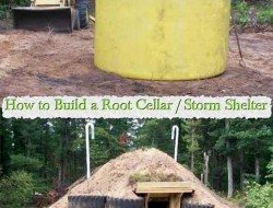 Repurposed Tank Root Cellar Storm Shelter