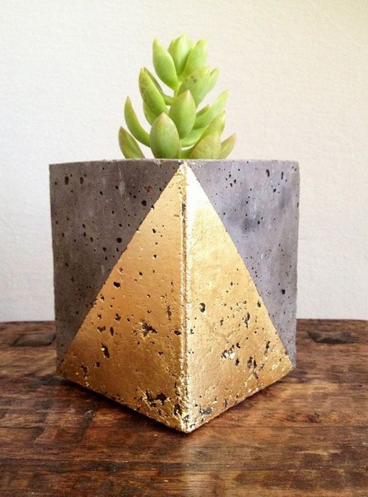 DIY Concrete Planters