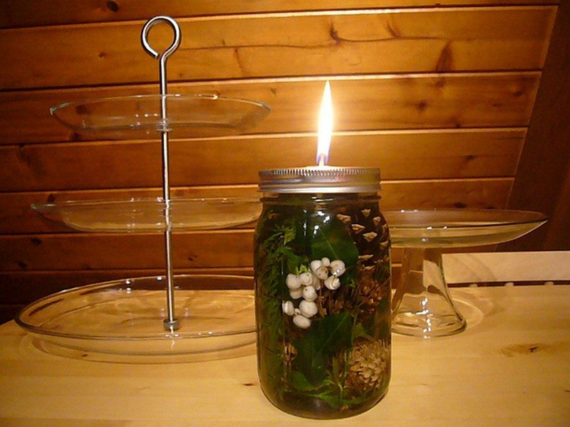 DIY Mason Jar Citronella Oil Candles